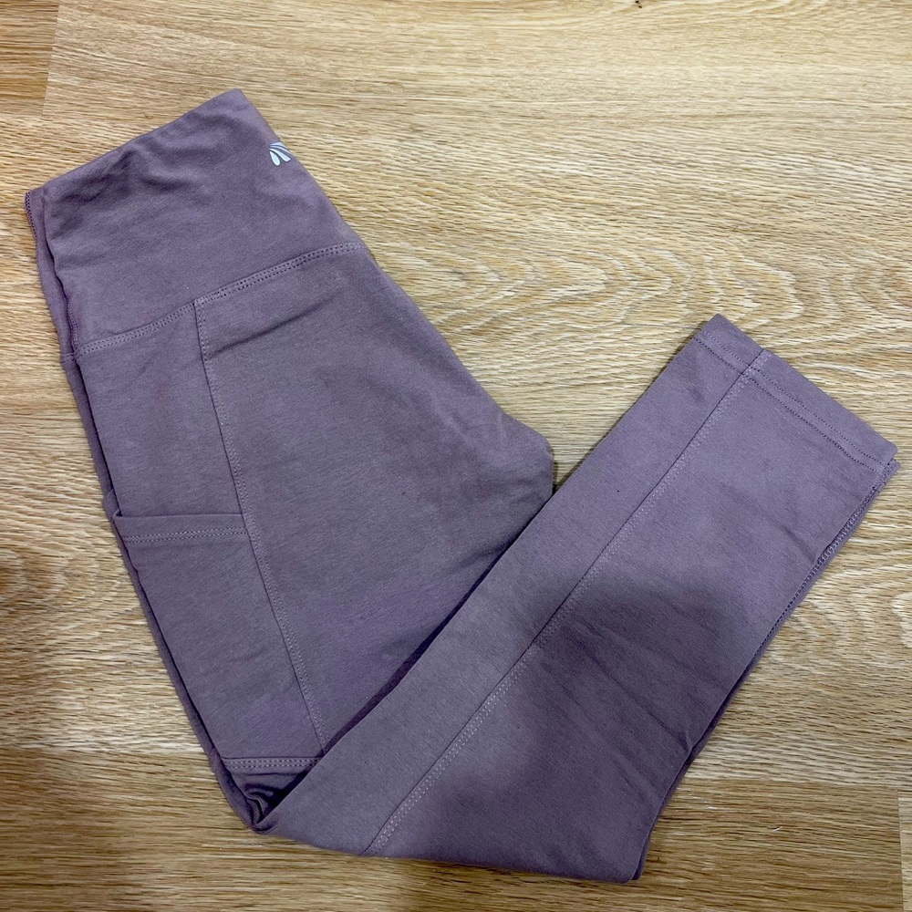 7/8 cotton leggings with pockets
